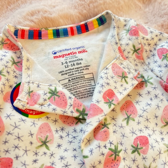 Magnetic Me Strawberries & Cream Footie - Picture 2 of 3